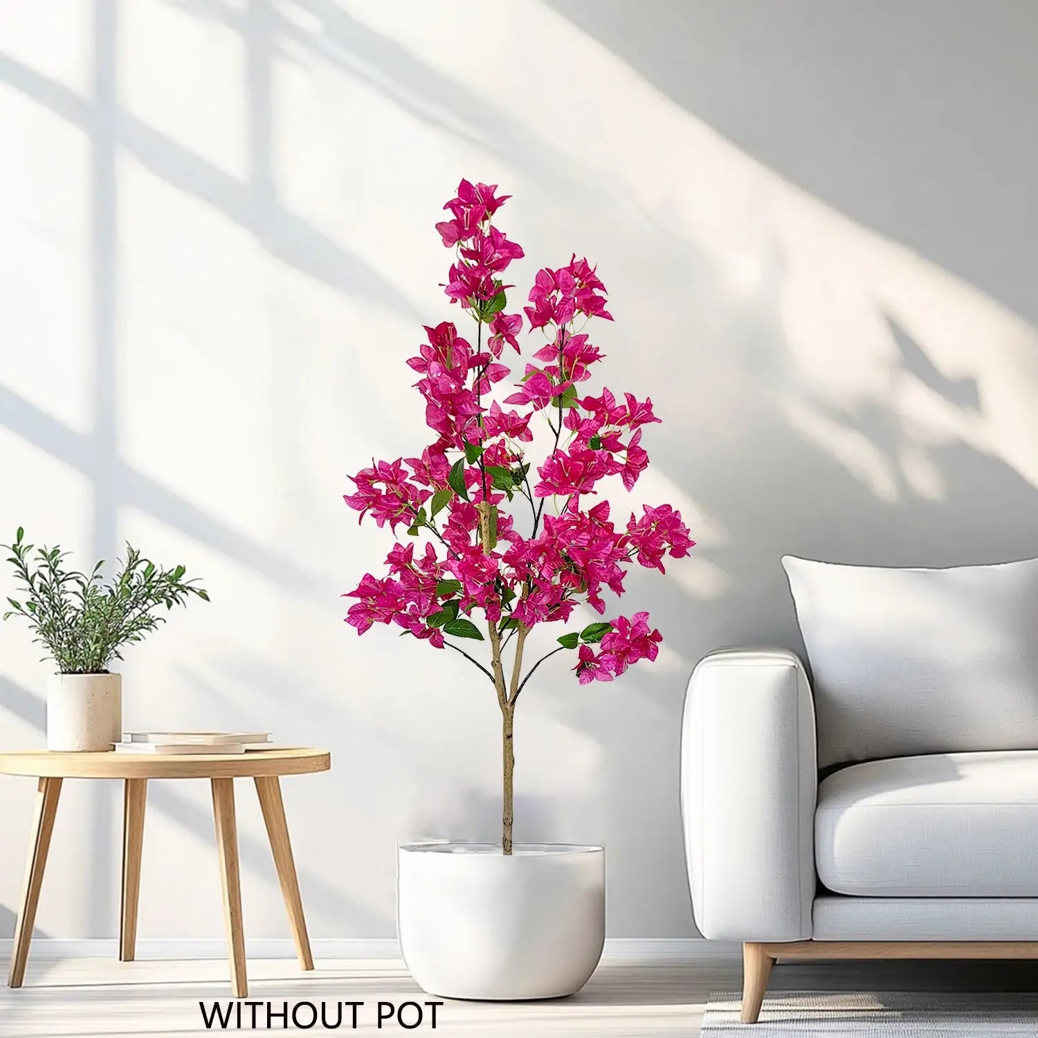 Ramos de Flor de Ameixa Vermelha Artificial 140cm | Decoração Realista Ricaly GIF