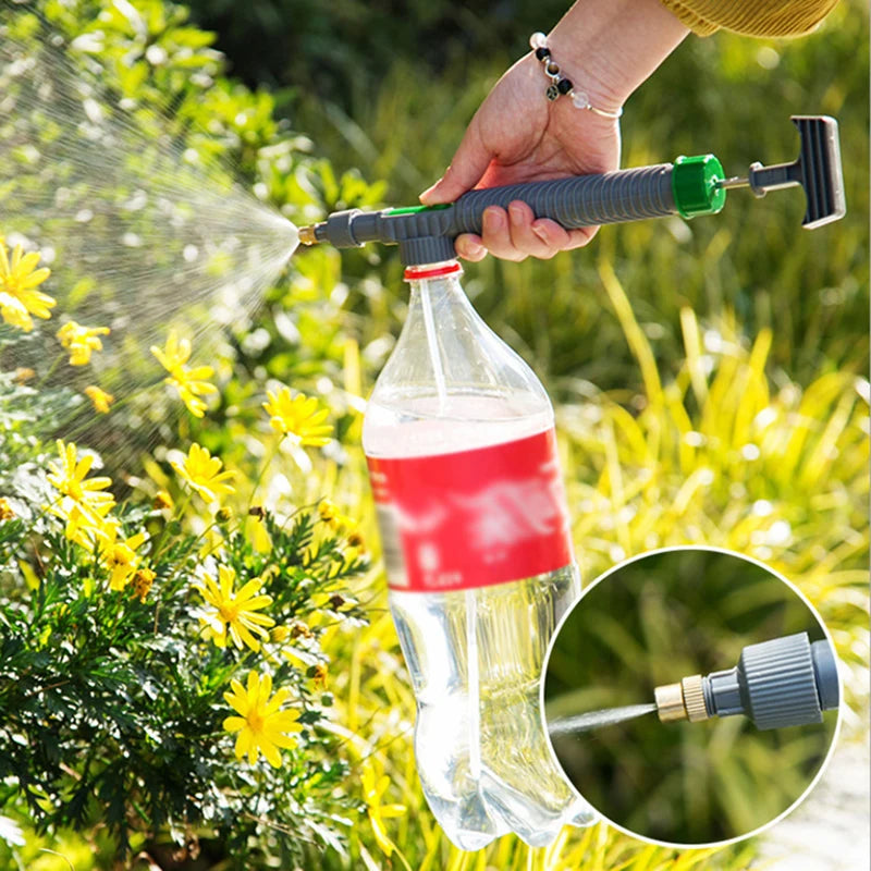 Ricaly Adjustable Bottle Sprayer: Watering Nozzle with Pressure and Versatility