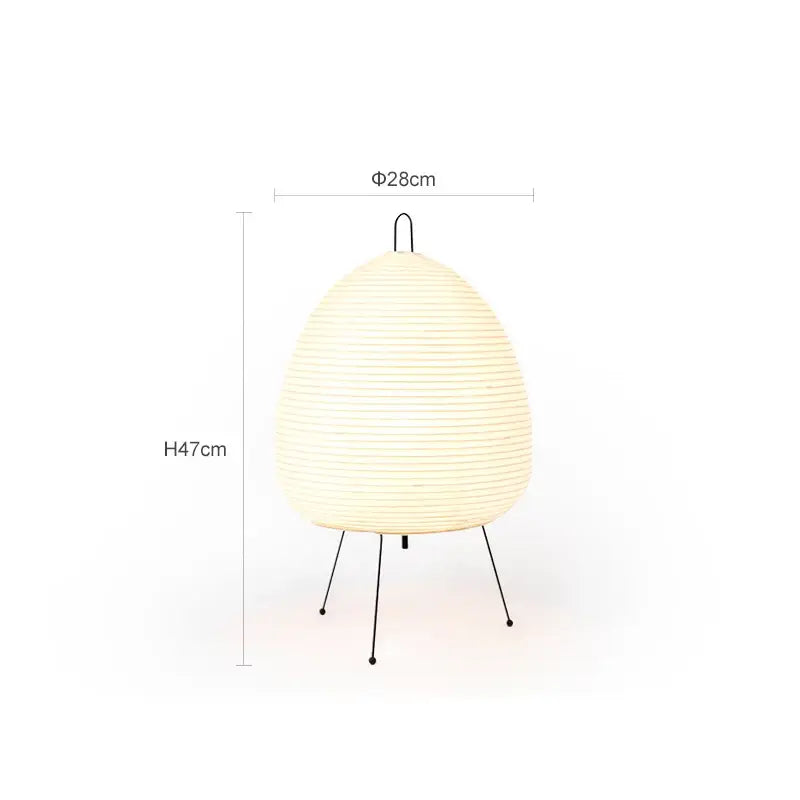 Luminária de Mesa Akari Noguchi Yong LED com Luz Ambiente Relaxante
