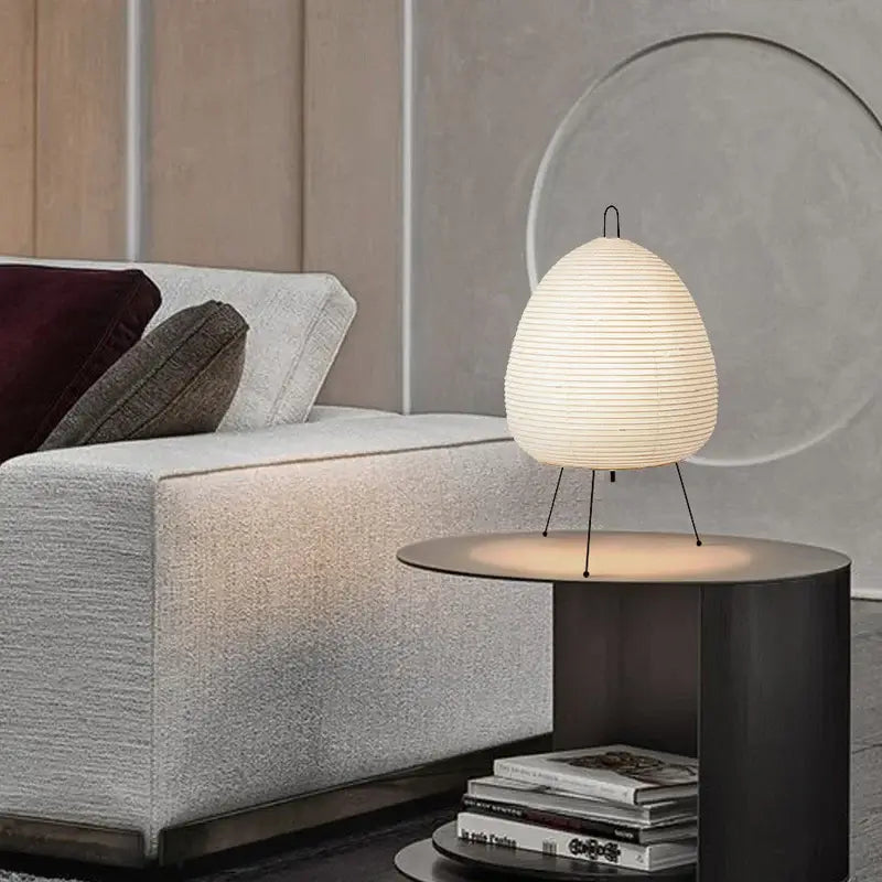 Luminária de Mesa Akari Noguchi Yong LED com Luz Ambiente Relaxante