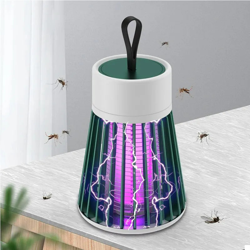 Lâmpada UV Mosquito Recarregável por USB - Proteção Antimosquito Sem Bateria
