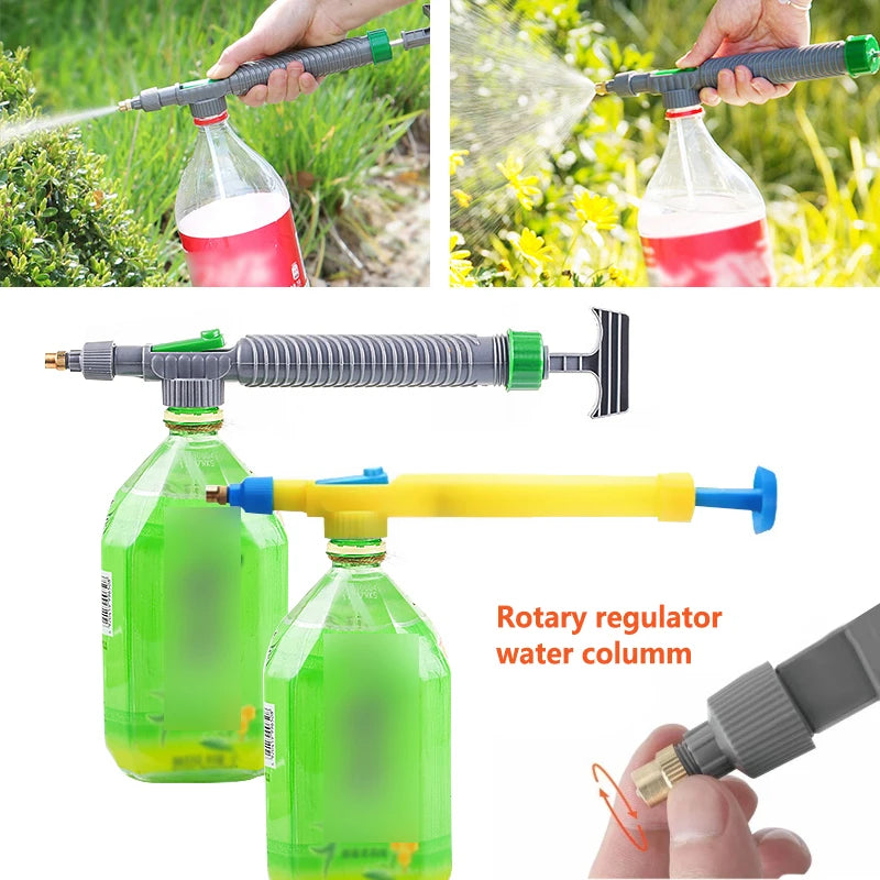 Ricaly Adjustable Bottle Sprayer: Watering Nozzle with Pressure and Versatility