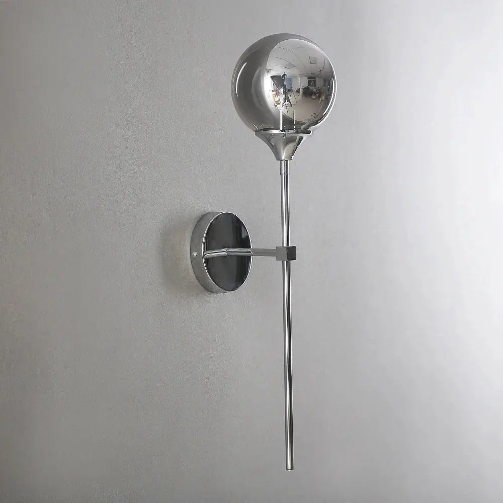 Arandela Vogue Moderna em Aço Inoxidável e Vidro - Ricaly