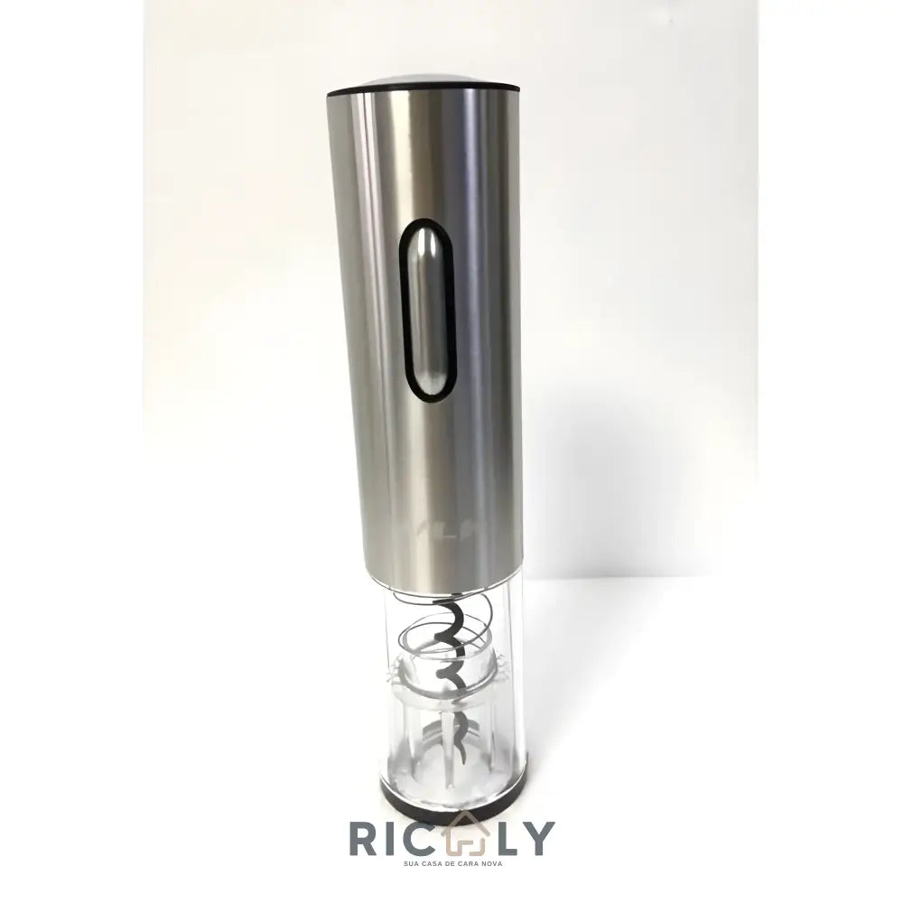 Abridor de Vinho Elétrico Ricaly Inox - Inox - Abridor de Vinho