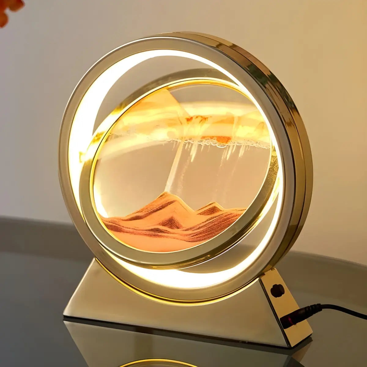 Ampulheta LED Decorativa Ricaly | Frete Grátis 5% OFF iluminado dourado areia Iluminação Compre