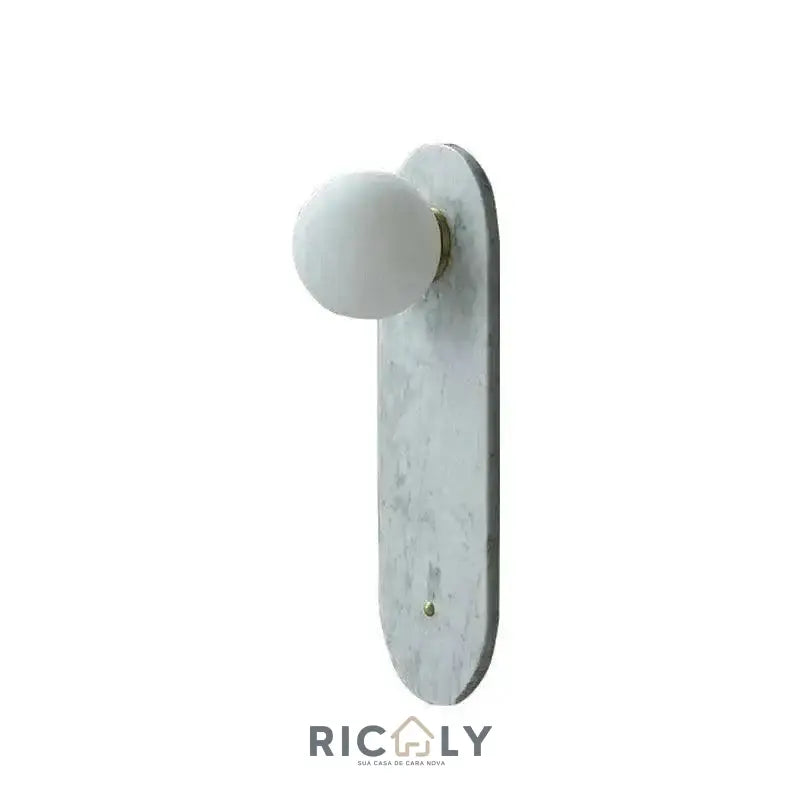 Arandela de Parede Interna Stone by Ricaly: Iluminação Sofisticada com Toque Inovador - Iluminação