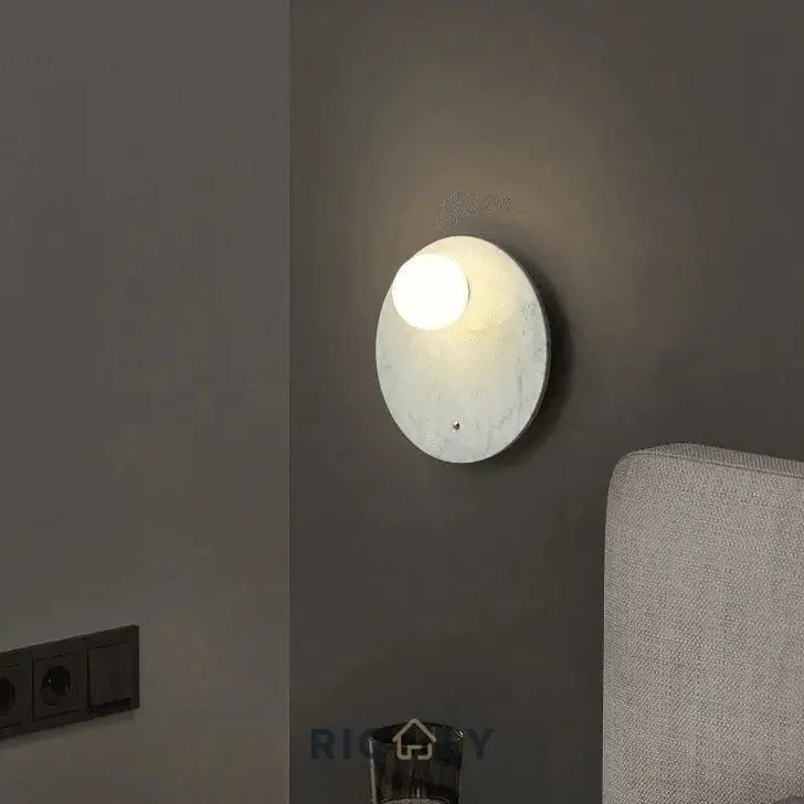 Arandela de Parede Interna Stone by Ricaly: Iluminação Sofisticada com Toque Inovador - Iluminação