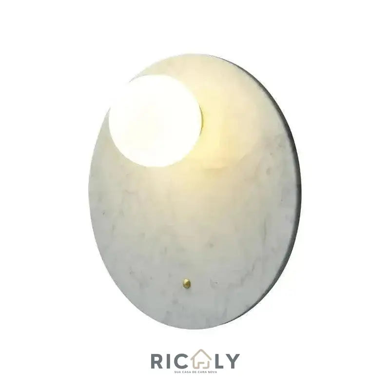 Arandela de Parede Interna Stone by Ricaly: Iluminação Sofisticada com Toque Inovador - Iluminação