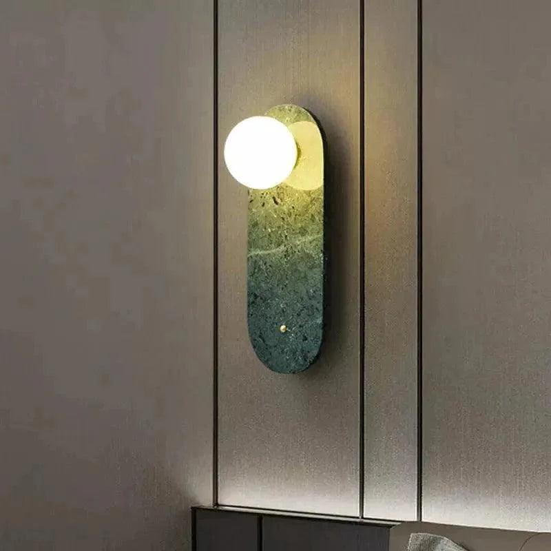 Arandela de Parede Interna Stone by Ricaly: Iluminação Sofisticada com Toque Inovador - Iluminação