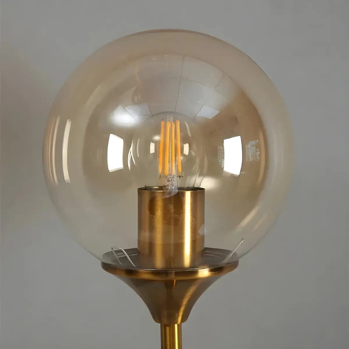 Arandela Globo Dourada da Ricaly para Iluminação Sofisticada dourado lâmpada esférico Compre