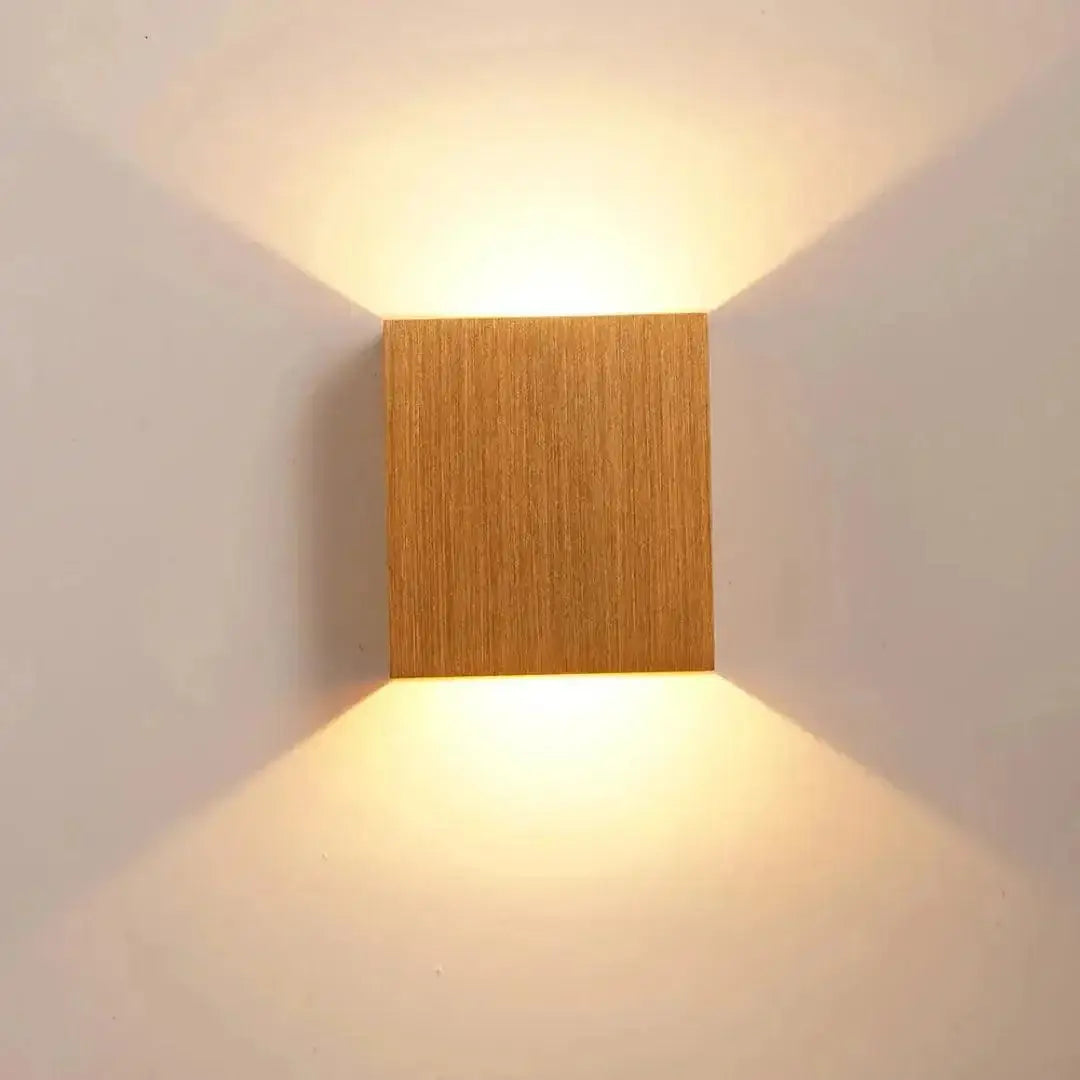Arandela Externa Ricaly Royal Para Sua Parede quadrado de madeira parede Iluminação Compre