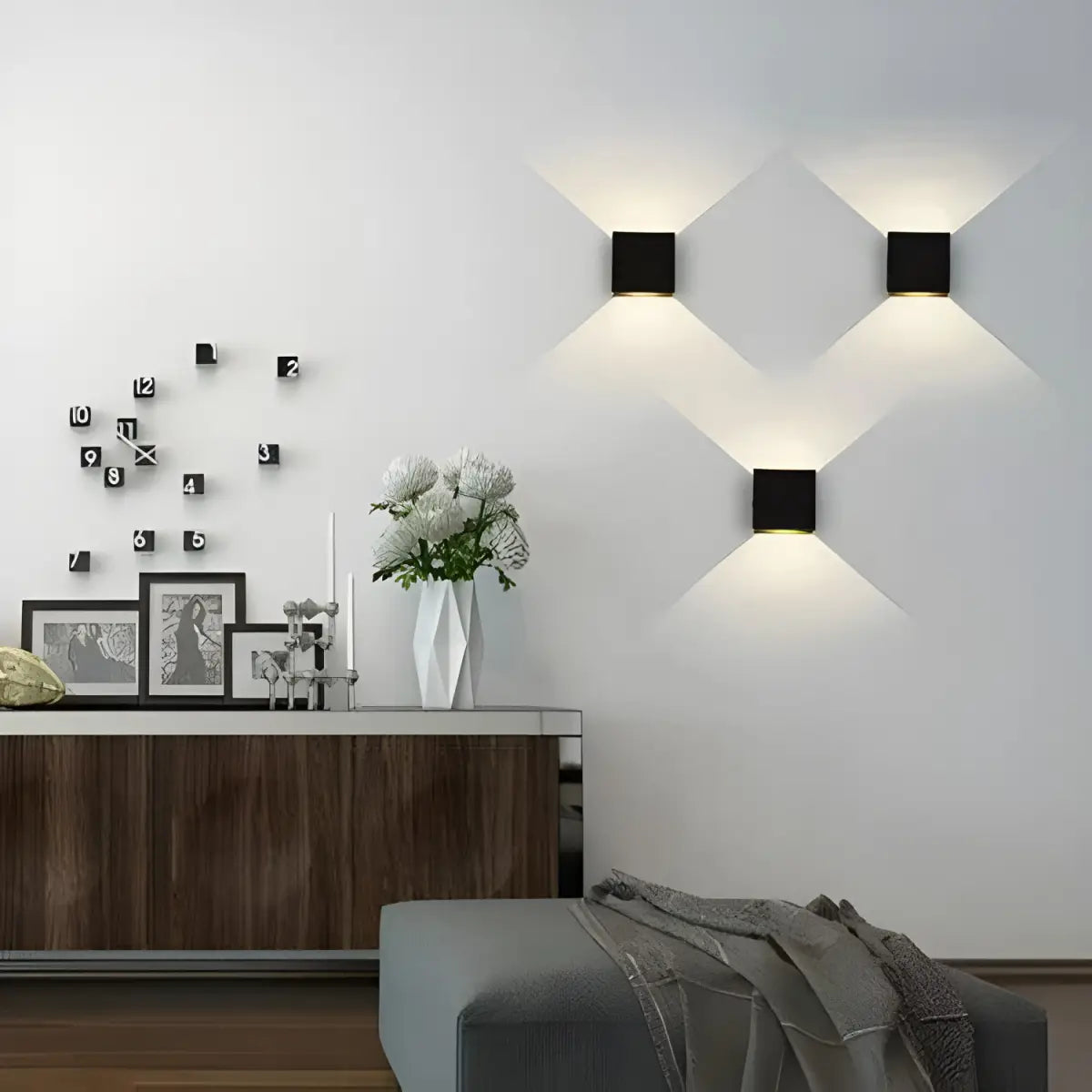 Arandela Externa Ricaly Royal Para Sua Parede moderno interior montado na parede Iluminação Compre