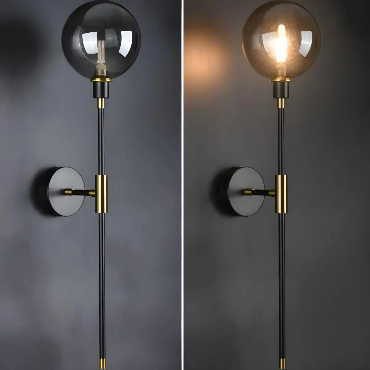 Arandela Gladiador Moderna Interna moderno preto ouro Iluminação Compre