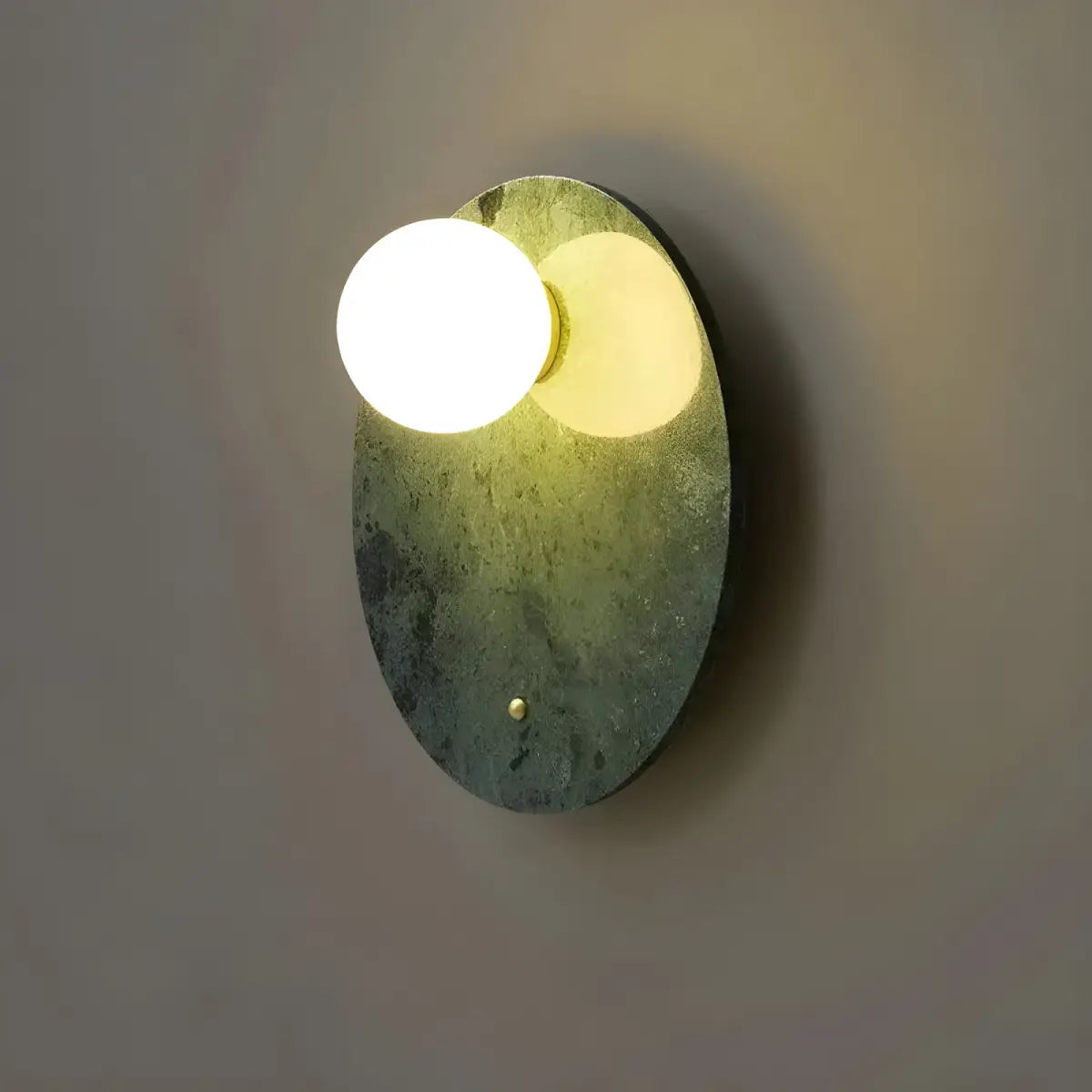 Arandela Parede Interna Stone Ricaly oval parede arandela Iluminação Compre