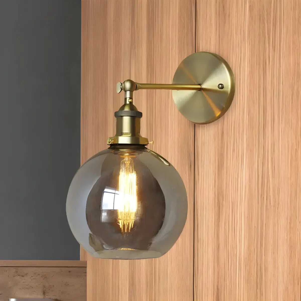 Arandela Colonial Vintage Cinza | Ricaly Iluminação latão parede arandela Compre