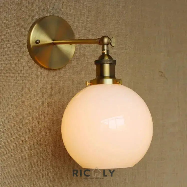 Arandela Ricaly: Elegância Colonial Vintage Americana para Iluminar Seu Espaço Branco