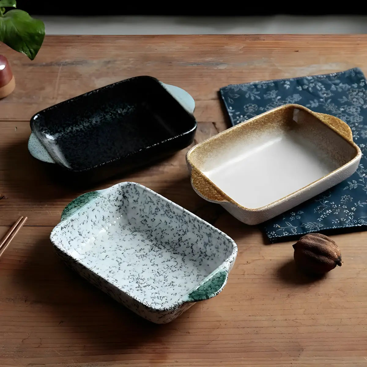 Assadeira Cerâmica Estilo Japonês Ricaly | 5% OFF Hoje retangular cerâmica cozimento Mais Vendidos Compre