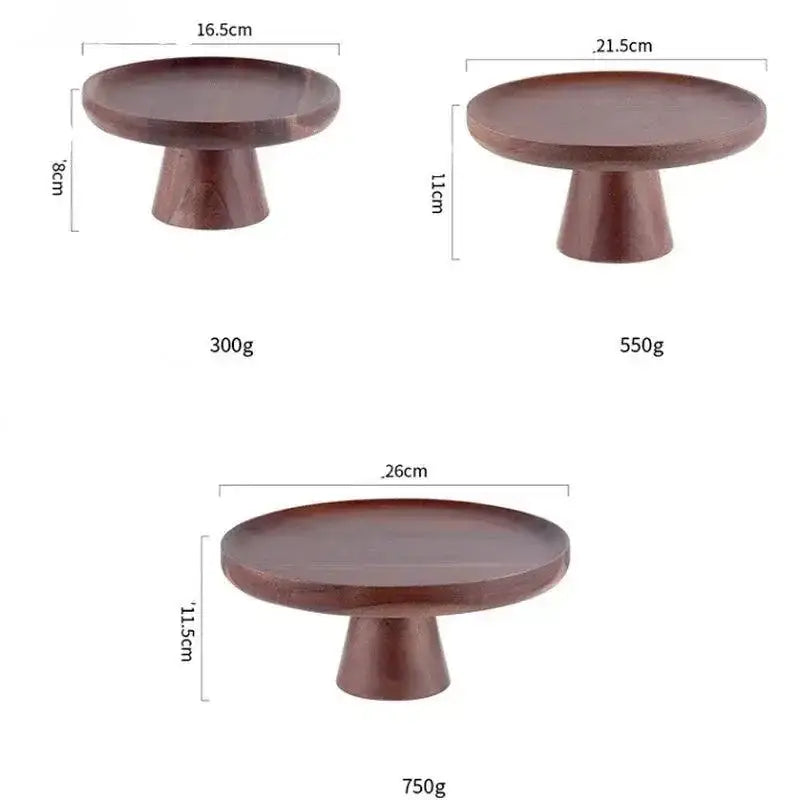 Bandeja Vintage de Madeira Maciça Nogueira Ricaly Decoração Compre