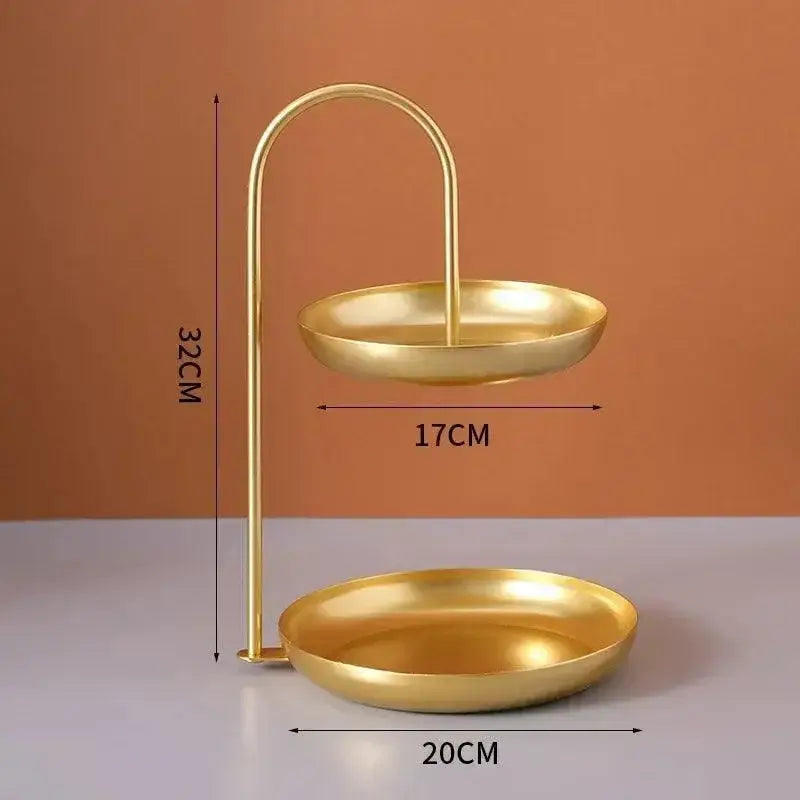 Bandeja de Mesa Ricaly em Ferro Estilo Decoração Compre