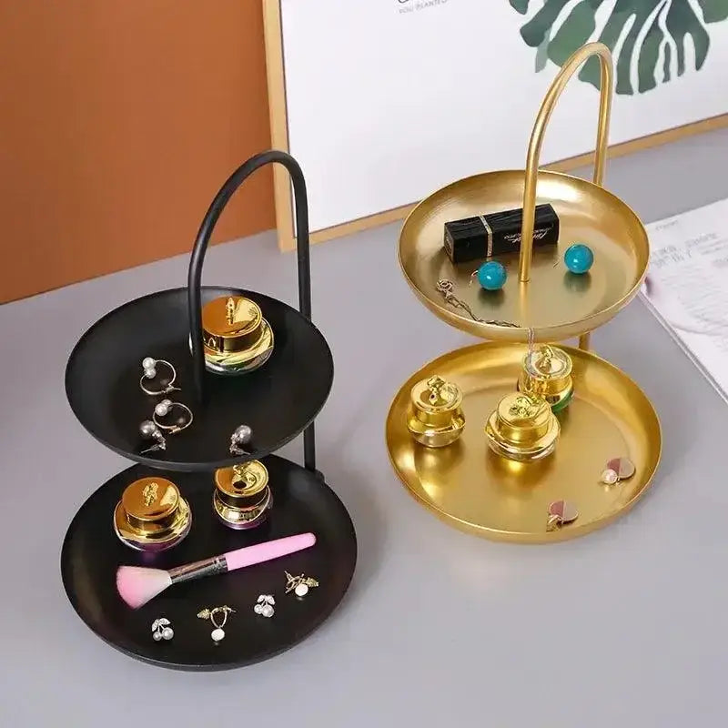 Bandeja de Mesa Ricaly em Ferro Estilo Decoração Compre
