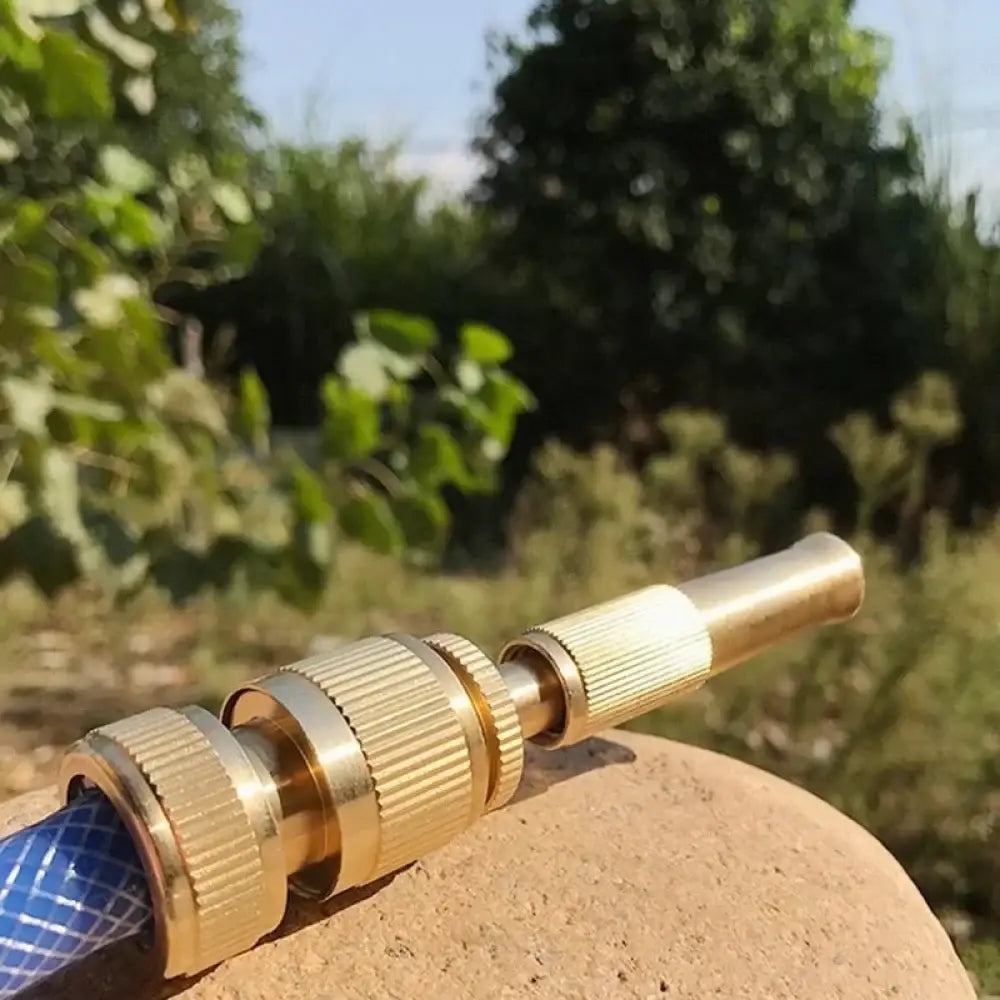Bico de mangueira de latão com conexão rápida para jardim Ricaly
