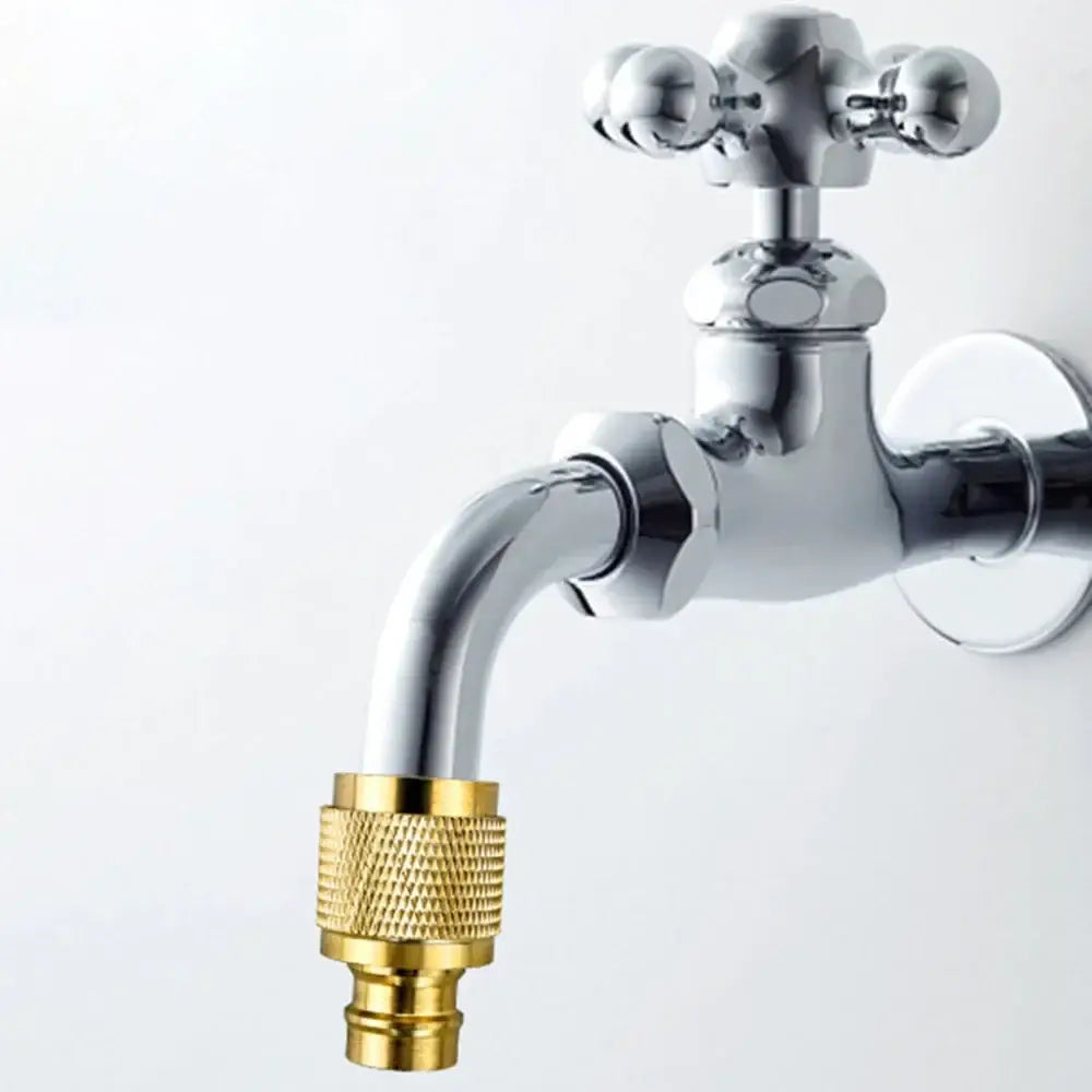 Filtro de banheiro Chrome com adaptador de mangueira de latão para conexão rápida