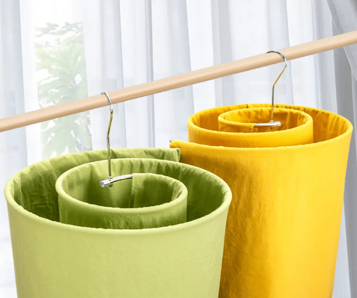 Cabide Espiral Aço Prateado Secagem Rápida Design Prático Ricaly