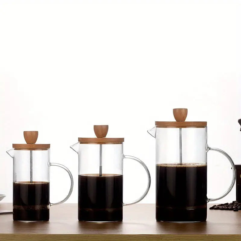 Cafeteira de Vidro com Prensa Ricaly – Para preparo diário | Mais Vendidos Compre