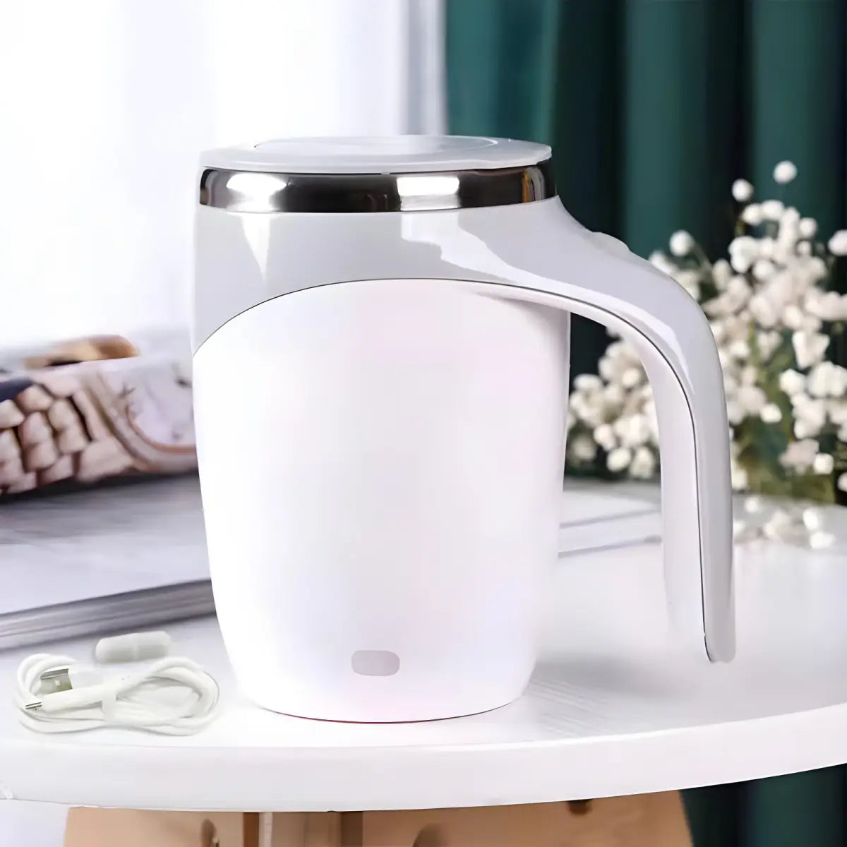Caneca Térmica Mixer Inox Ricaly | 5% OFF e Frete Grátis branco cinza elétrico Organizadores para Cozinha Compre