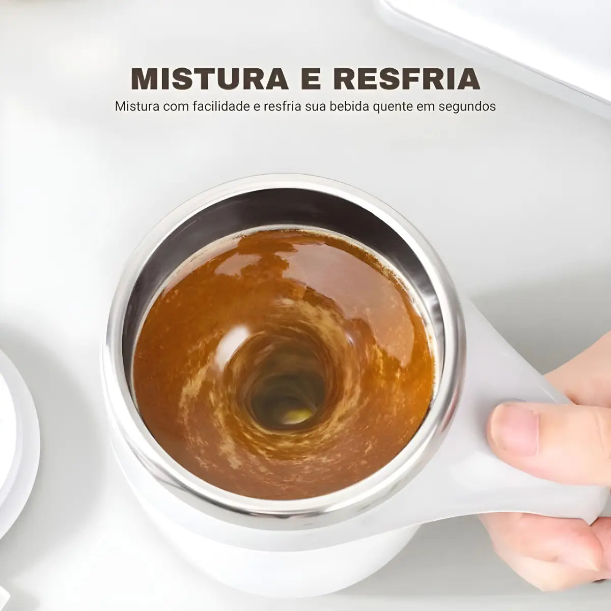 Caneca Térmica Mixer Inox Ricaly | 5% OFF e Frete Grátis café caneca líquido Organizadores para Cozinha Compre