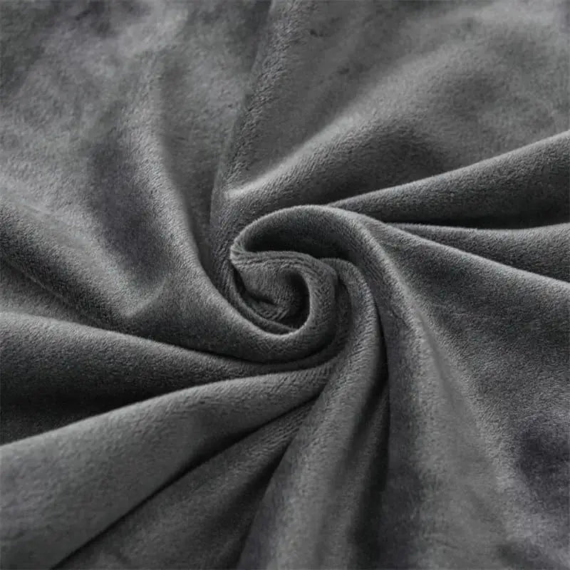Capa para Cadeira de Jantar Suede Premium Cinza Escuro Ricaly Compre