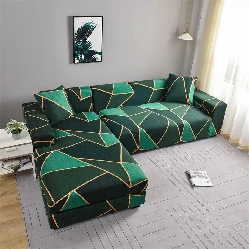 Capas para Sofá com Design Geométrico Ricaly Compre