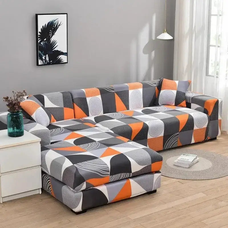 Capas para Sofá com Design Geométrico Ricaly Compre