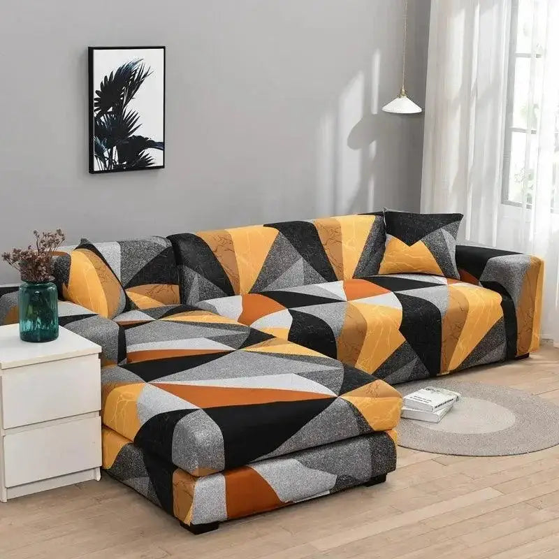 Capas para Sofá com Design Geométrico Ricaly Compre