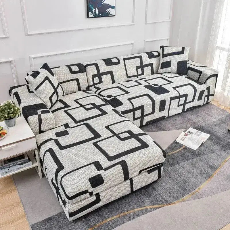Capas para Sofá com Design Geométrico Ricaly Compre