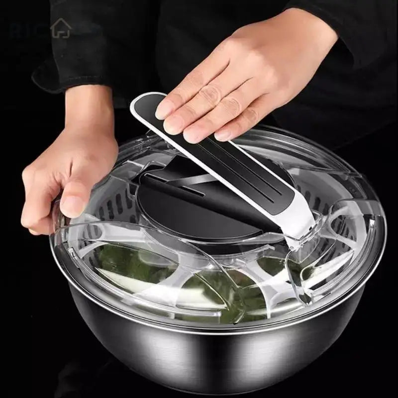 Centrífuga Secadora de Salada Bowl Inox Ricaly