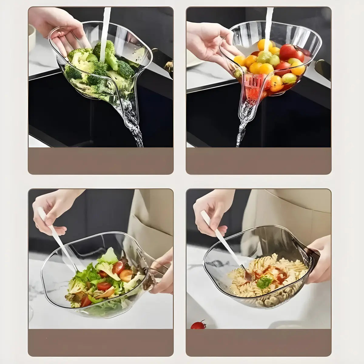 Cesta Multifuncional Ricaly | 5% OFF e Frete Grátis versátil cozinha filtro Organizadores para Cozinha Compre