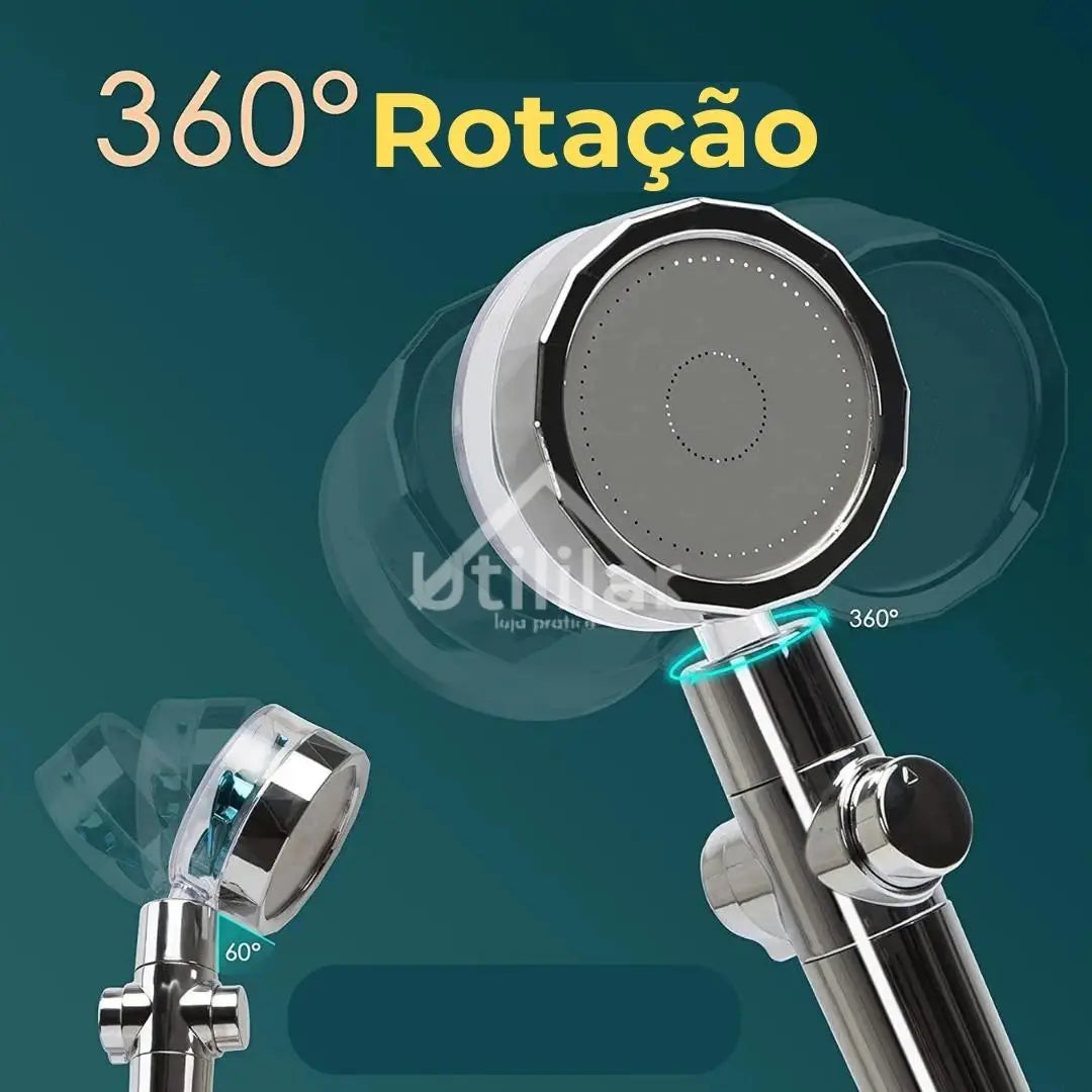 Chuveiro Alta Pressão Hydrojet com Brinde Exclusivo ducha cabeça Banheiro Compre