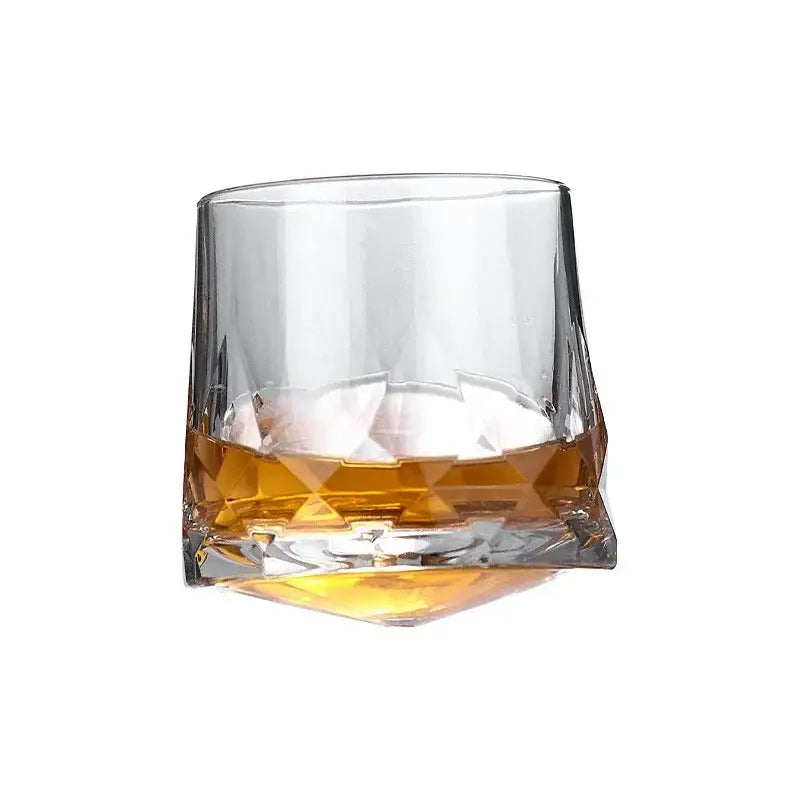 Copos Tumblers de Cristal Grosso para Uísque e Vinho – Design Giratório | Ricaly Mais Vendidos Compre