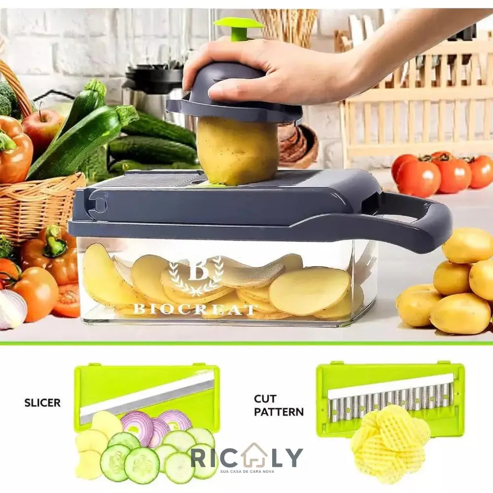 Cortador Multifuncional de Legumes e Frutas 2.0 Ricaly