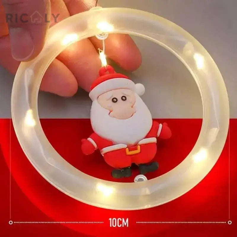 Cortina de Luzes de Led Decoração de Natal Ricaly