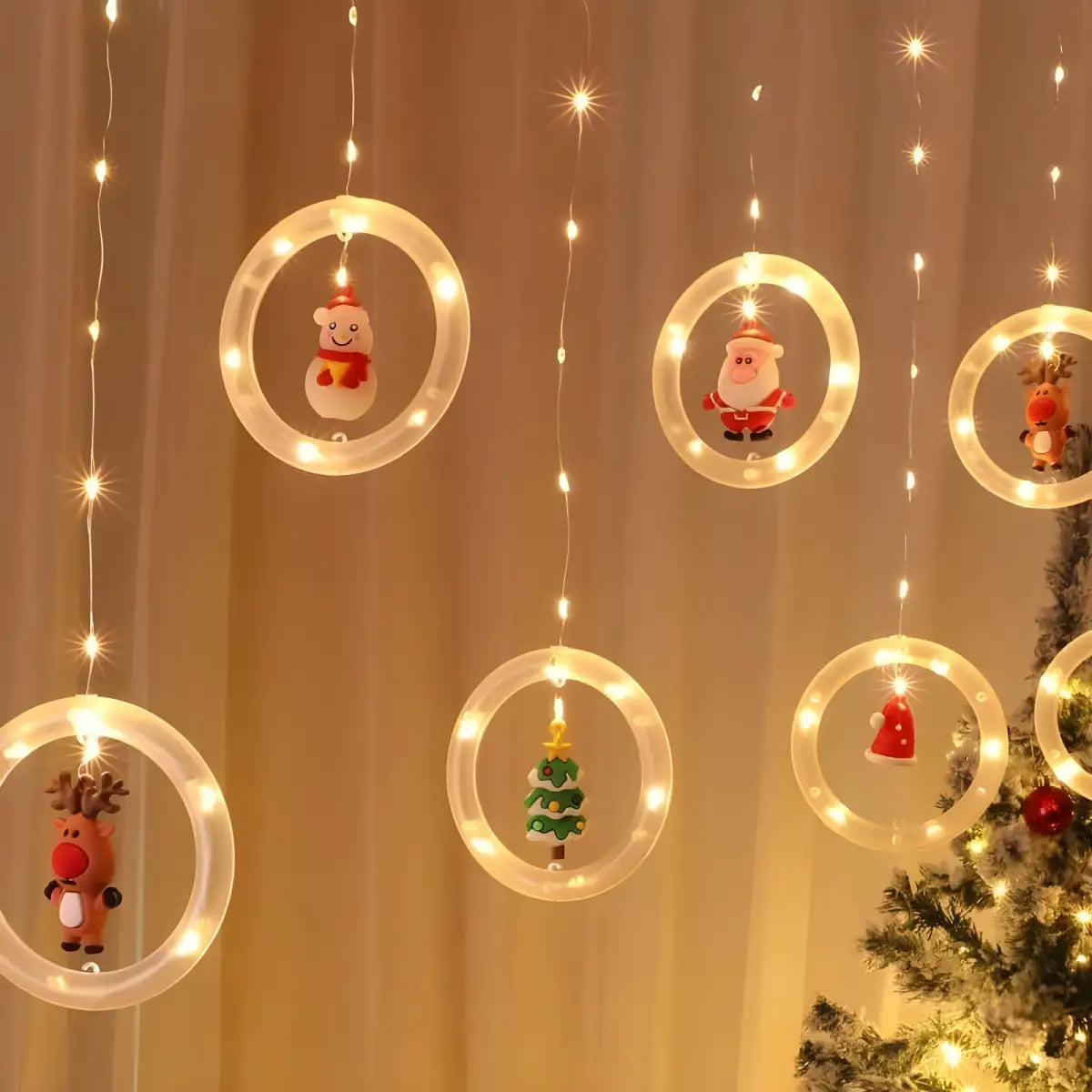 Cortina de Luzes Led Ricaly | 10 Pontos e Frete Grátis Compre