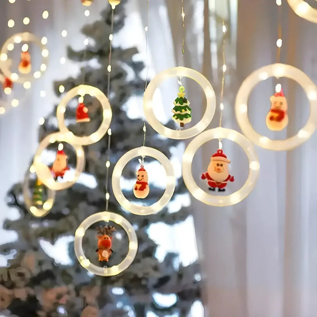 Cortina de Luzes Led Ricaly | 10 Pontos e Frete Grátis Compre