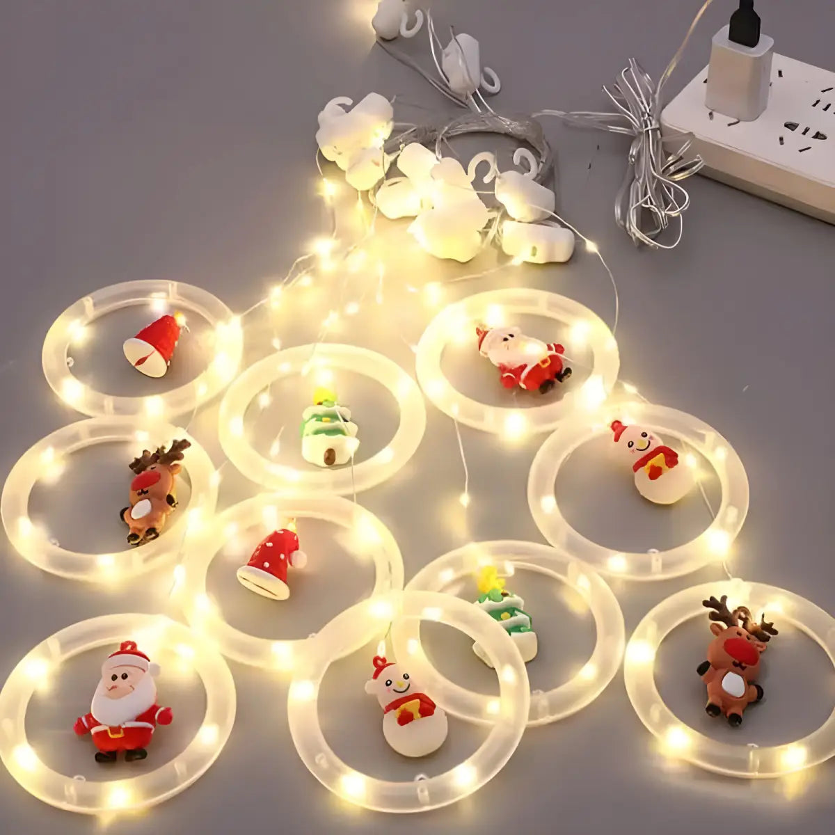 Cortina de Luzes Led Ricaly | 10 Pontos e Frete Grátis Compre