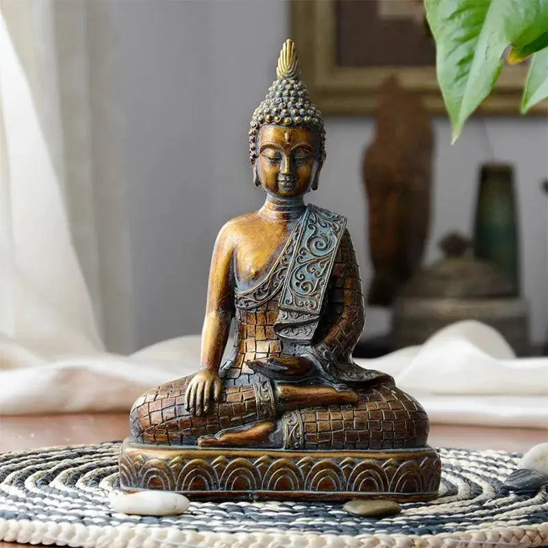 Decoração Buda em Madeira Natural – Elegância e Detalhes | Ricaly Mais Vendidos Compre
