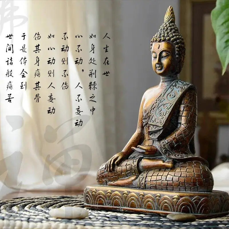 Decoração Buda em Madeira Natural – Elegância e Detalhes | Ricaly Mais Vendidos Compre
