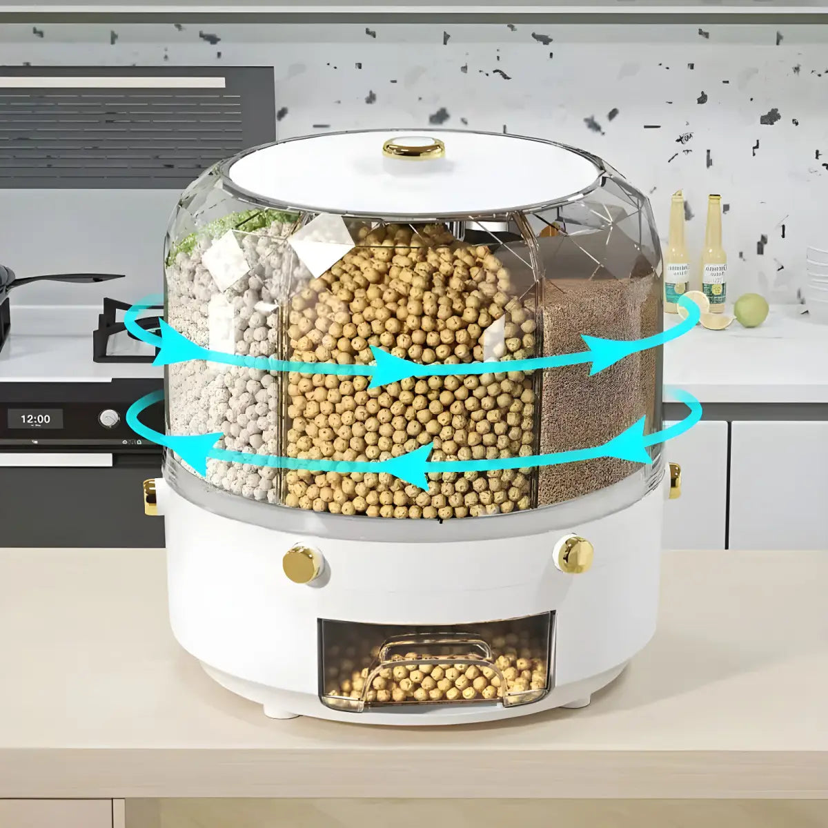 Dispensador Porta Alimentos Ricaly | 5% OFF e Frete Grátis Organizadores para Cozinha Compre