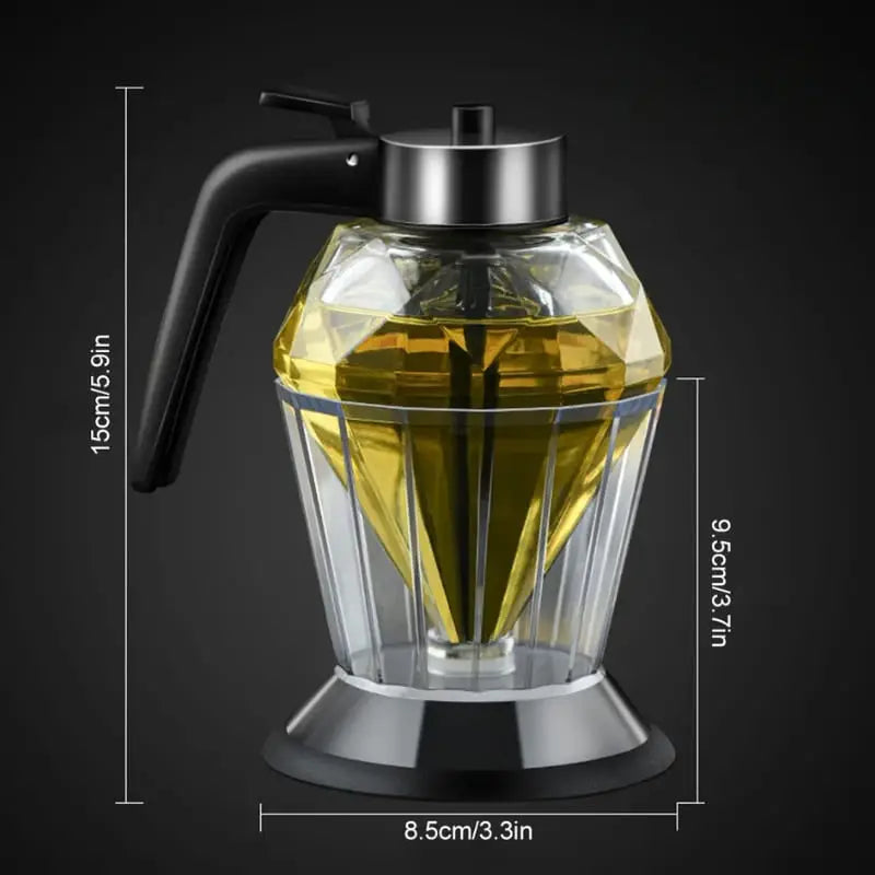 Dispenser de Mel em Vidro com Sistema Antigotejamento Ricaly Compre