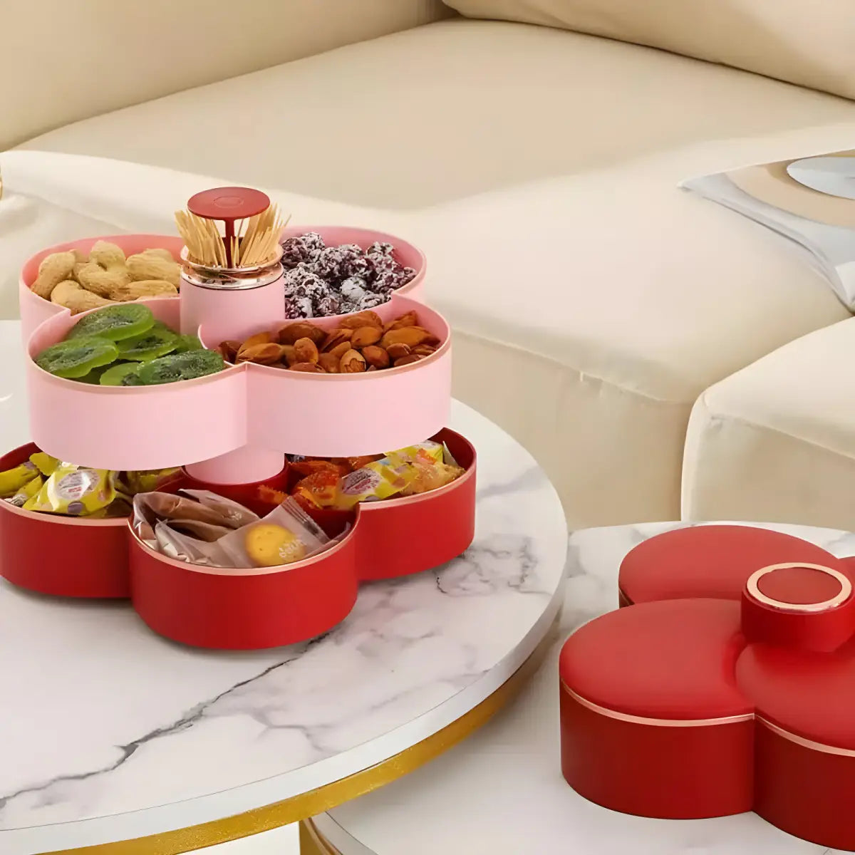 Dispenser Organizador Alimentos Ricaly | Frete Grátis Hoje em várias camadas lanche contêiner Organizadores