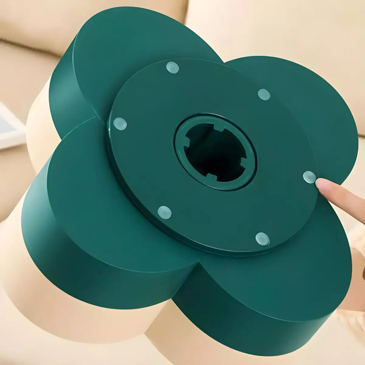 Dispenser Organizador Alimentos Ricaly | Frete Grátis Hoje verde em forma de flor tecido Organizadores para Cozinha